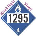 Dangerous When Wet Class 4.3 UN1295 20mil Rigid Vinyl DOT Placard