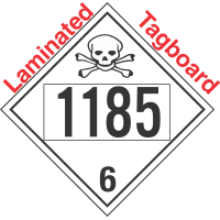 Poison Toxic Class 6.1 UN1185 Tagboard DOT Placard