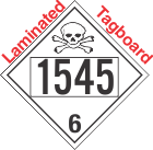 Poison Toxic Class 6.1 UN1545 Tagboard DOT Placard