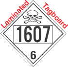 Poison Toxic Class 6.1 UN1607 Tagboard DOT Placard