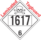 Poison Toxic Class 6.1 UN1617 Tagboard DOT Placard