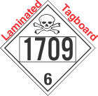 Poison Toxic Class 6.1 UN1709 Tagboard DOT Placard