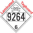Poison Toxic Class 6.1 UN9264 Tagboard DOT Placard