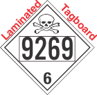 Poison Toxic Class 6.1 UN9269 Tagboard DOT Placard