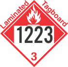 Combustible Class 3 UN1223 Tagboard DOT Placard