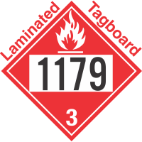 Flammable Class 3 UN1179 Tagboard DOT Placard