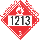 Flammable Class 3 UN1213 Tagboard DOT Placard