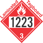 Flammable Class 3 UN1223 Tagboard DOT Placard