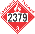 Flammable Class 3 UN2379 Tagboard DOT Placard