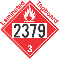 Flammable Class 3 UN2379 Tagboard DOT Placard