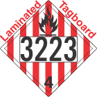 Flammable Solid Class 4.1 UN3223 Tagboard DOT Placard