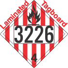 Flammable Solid Class 4.1 UN3226 Tagboard DOT Placard