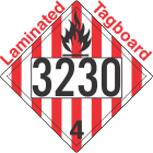 Flammable Solid Class 4.1 UN3230 Tagboard DOT Placard