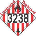 Flammable Solid Class 4.1 UN3238 Tagboard DOT Placard