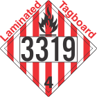 Flammable Solid Class 4.1 UN3319 Tagboard DOT Placard