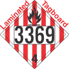 Flammable Solid Class 4.1 UN3369 Tagboard DOT Placard