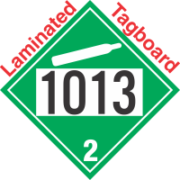 Non-Flammable Gas Class 2.2 UN1013 Tagboard DOT Placard