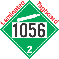 Non-Flammable Gas Class 2.2 UN1056 Tagboard DOT Placard