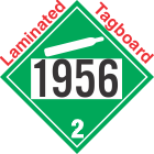 Non-Flammable Gas Class 2.2 UN1956 Tagboard DOT Placard