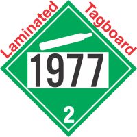 Non-Flammable Gas Class 2.2 UN1977 Tagboard DOT Placard