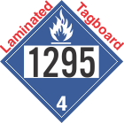Dangerous When Wet Class 4.3 UN1295 Tagboard DOT Placard