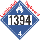 Dangerous When Wet Class 4.3 UN1394 Tagboard DOT Placard
