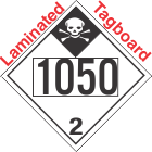 Inhalation Hazard Class 2.3 UN1050 Tagboard DOT Placard