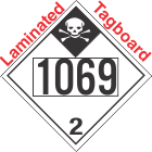 Inhalation Hazard Class 2.3 UN1069 Tagboard DOT Placard