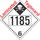 Inhalation Hazard Class 6.1 UN1185 Tagboard DOT Placard