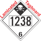 Inhalation Hazard Class 6.1 UN1238 Tagboard DOT Placard