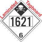 Inhalation Hazard Class 6.1 UN1621 Tagboard DOT Placard