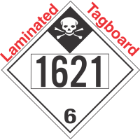 Inhalation Hazard Class 6.1 UN1621 Tagboard DOT Placard