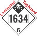 Inhalation Hazard Class 6.1 UN1634 Tagboard DOT Placard