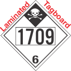 Inhalation Hazard Class 6.1 UN1709 Tagboard DOT Placard