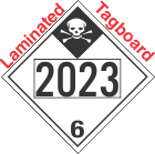 Inhalation Hazard Class 6.1 UN2023 Tagboard DOT Placard