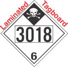 Inhalation Hazard Class 6.1 UN3018 Tagboard DOT Placard