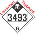 Inhalation Hazard Class 6.1 UN3493 Tagboard DOT Placard