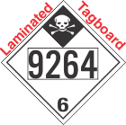 Inhalation Hazard Class 6.1 UN9264 Tagboard DOT Placard