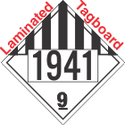 Miscellaneous Dangerous Goods Class 9 UN1941 Tagboard DOT Placard