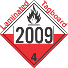 Spontaneously Combustible Class 4.2 UN2009 Tagboard DOT Placard