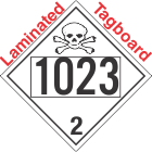 Toxic Gas Class 2.3 UN1023 Tagboard DOT Placard
