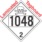 Toxic Gas Class 2.3 UN1048 Tagboard DOT Placard