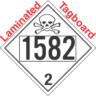 Toxic Gas Class 2.3 UN1582 Tagboard DOT Placard