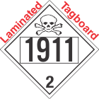 Toxic Gas Class 2.3 UN1911 Tagboard DOT Placard