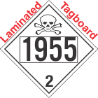 Toxic Gas Class 2.3 UN1955 Tagboard DOT Placard