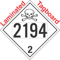 Toxic Gas Class 2.3 UN2194 Tagboard DOT Placard