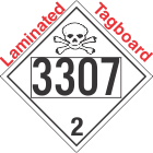 Toxic Gas Class 2.3 UN3307 Tagboard DOT Placard