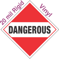 Standard Worded Dangerous (Mixed Load) 20mil Rigid Vinyl Placard