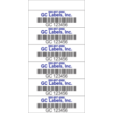 Freight Transport Pro Label Book 5.5 inch 6 Labels per Page